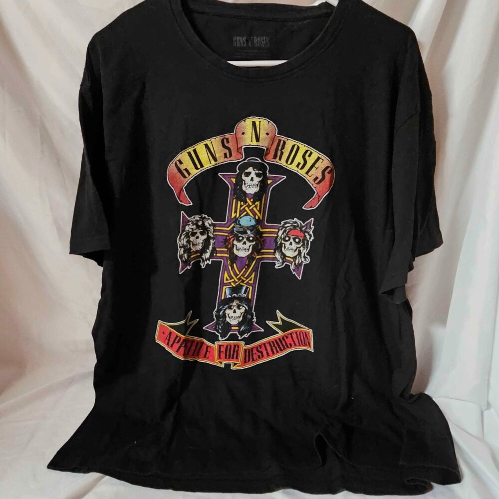 Guns N' Roses merch tshirt 2015 Appetite for Destruction XXL